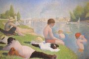 Georges Seurat Bathers at Asnieres oil painting artist
